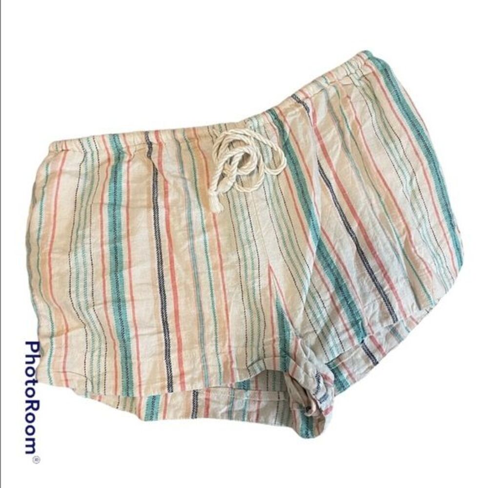 Mossimo Women's Linen Drawstring Shorts Size L